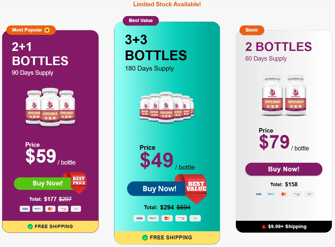 NeuroXen Pricing